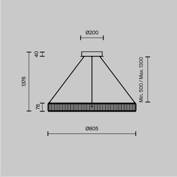 Hanglamp 'Krone 8'