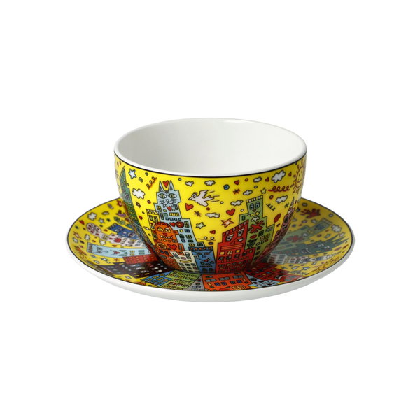 Goebel Tasse mit Untertasse 'New York Sunset'