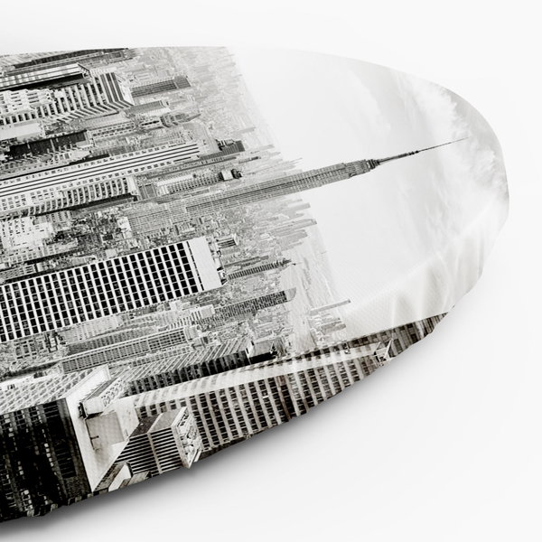 Rundes Bild 'Cityscape Echo'