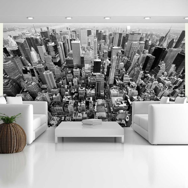 Papel de parede 'USA, New York: black - white'