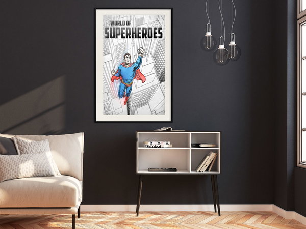 Poster 'World of Superheroes'