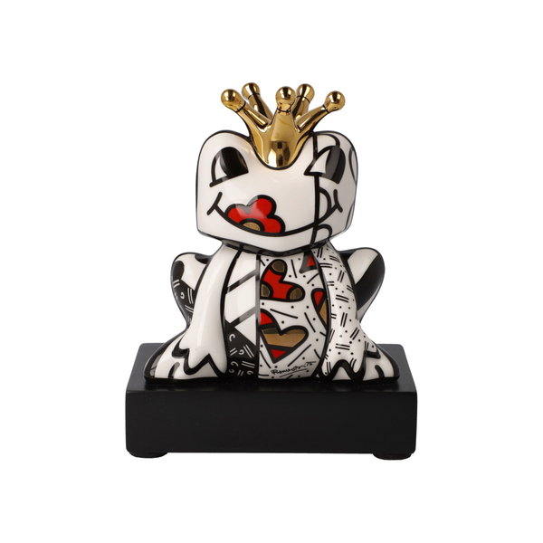 Porzellan Figur 'Golden Prince' von Romero Britto 7,5x14,5x11,5cm