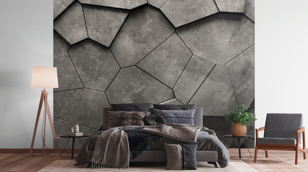 Tapete 'Stone Mosaic' 371x280cm