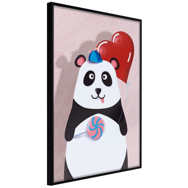 Poster 'Panda with a Balloon'