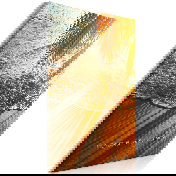 Kunstdruk op canvas 'The Best Is Yet To Come Vertical'