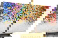 Tableau peint à la main 'Locus Amoenus' 120x60cm | avec certificat d'authenticité
