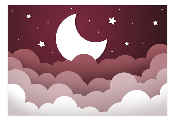 Selbstklebende Tapete 'Moon Dream - Second Variant'