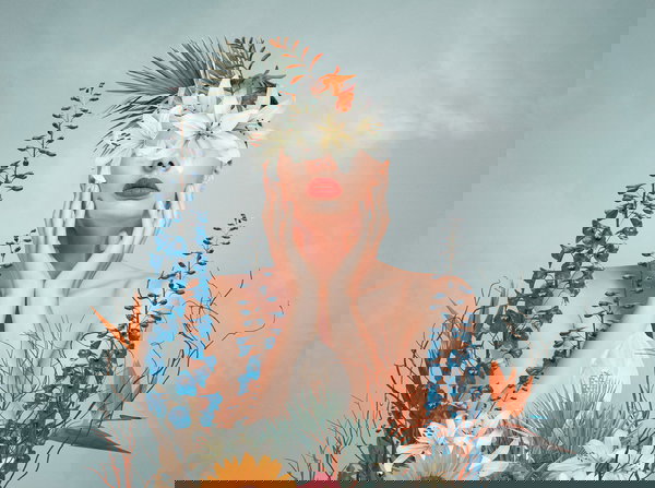 Papel de parede 'Floral Muse' 371x280cm