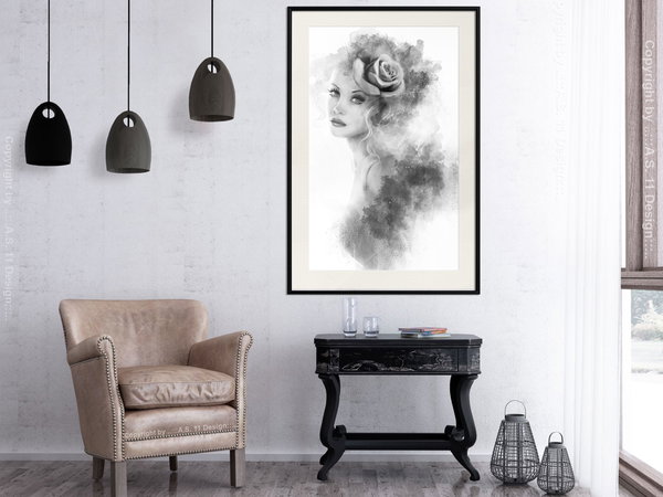Poster 'Watercolor Portrait'