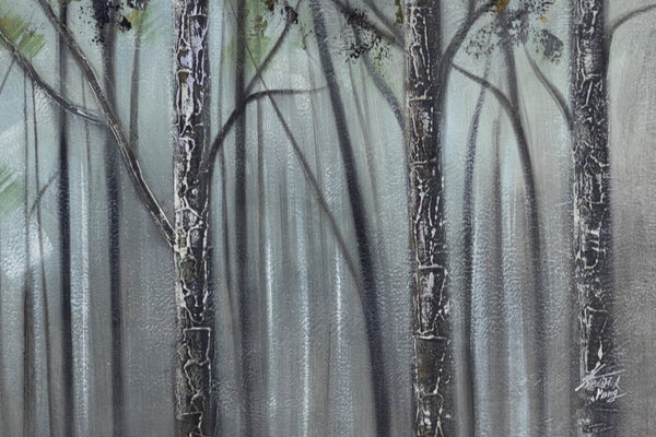 Pintura aplicada con generosidad