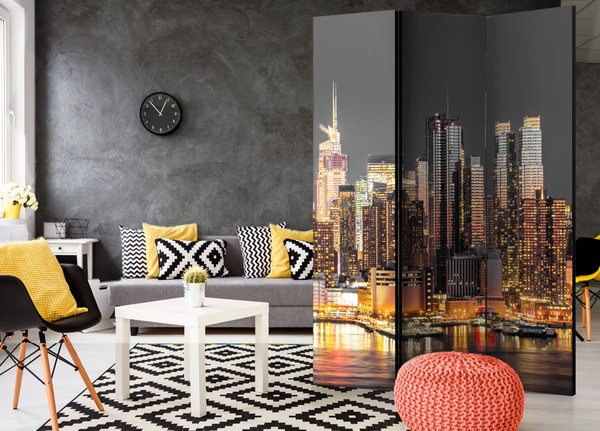 Paravent 'New York at Twilight'