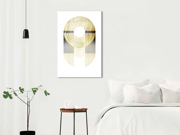 Kunstdruck auf Leinwand 'Gold Trophy Vertical'