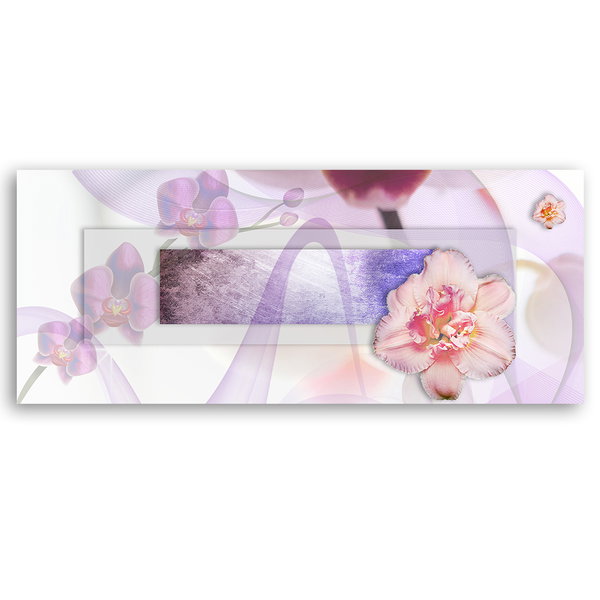 Kunstdruck auf Leinwand 'Whispers of Orchid Bliss'