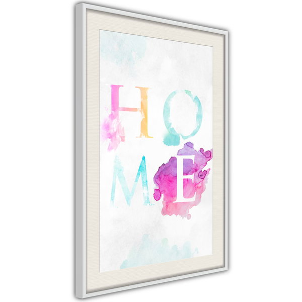 Poster 'Rainbow Home'