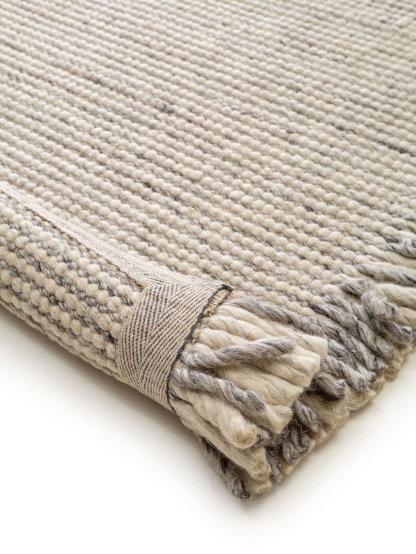 Design Wollteppich Mary Beige/Grau