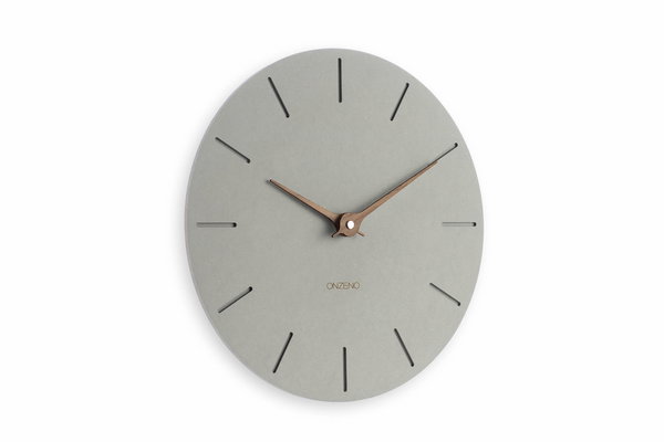 Minimalistische Wanduhr