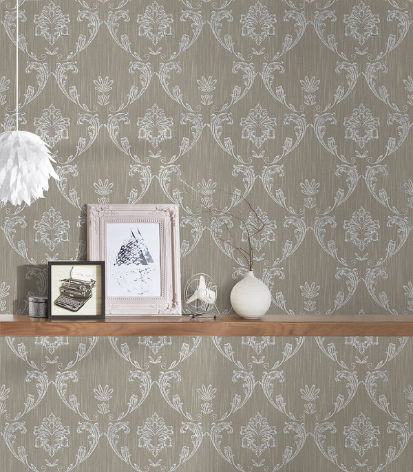 Tapete 'Metallic Silk One' 53x1005cm