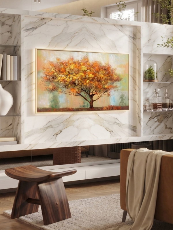 Handpainted Painting 'No Man's Land' | incl. certificate of authenticity