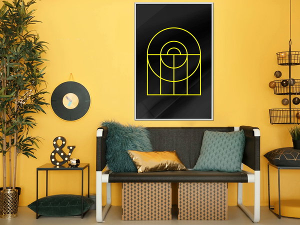 Poster 'Yellow Lines'