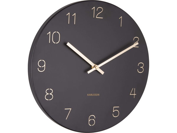 Minimalistische Wanduhr