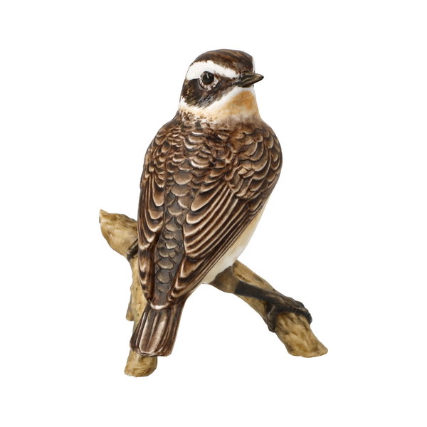 Porzellan Figur 'Braunkehlchen' von Goebel 7x9x7cm