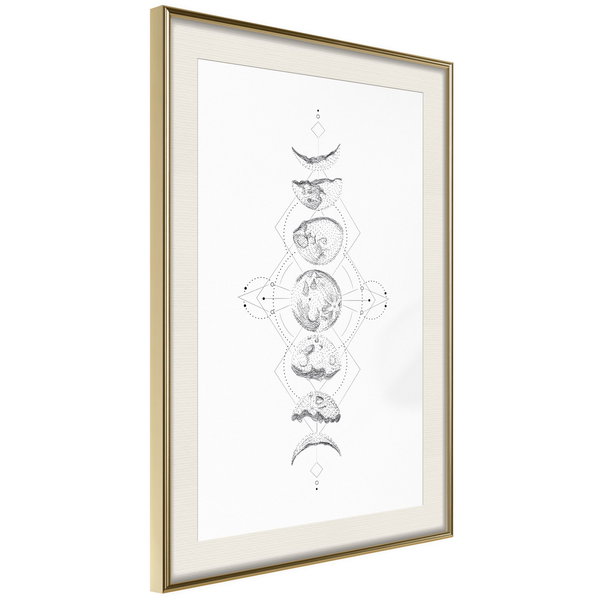 Poster 'Silver Globe'