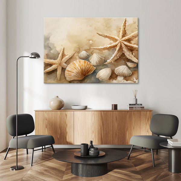 Kunstdruck auf Leinwand 'Under the Sea Serenade 3'