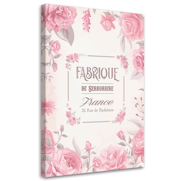 Kunstdruck auf Leinwand 'Fabrique de Serruriere'