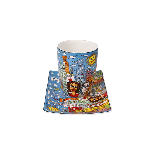 Goebel Becher mit Untertasse 'Summer in the City'