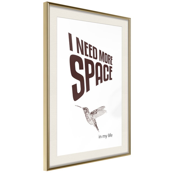 Poster 'I Need More Space'