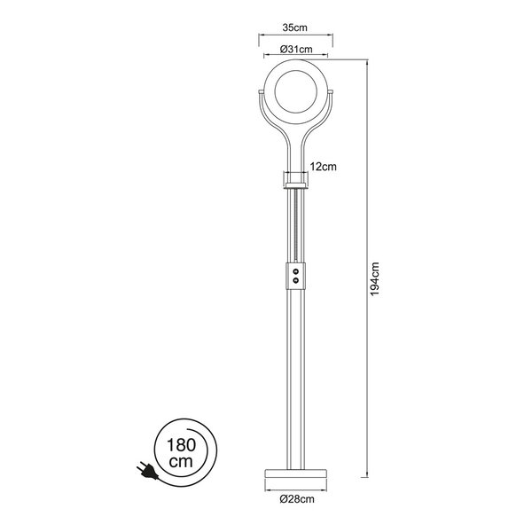 Lampadaire 'Garona G'
