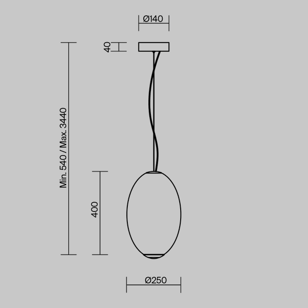 Lampa Wisząca 'Bruma 2'