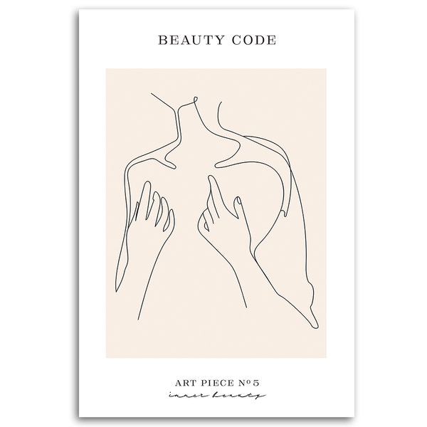 Kunstdruck auf Leinwand 'Inner Beauty'