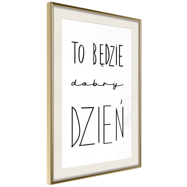 Poster 'To b?dzie dobry dzie?'