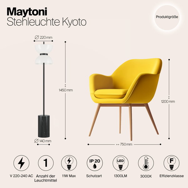 Lampada da Terra 'Kyoto'