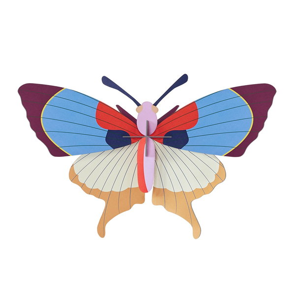 Scultura da parete in cartone 'Vivid Wings Decor'