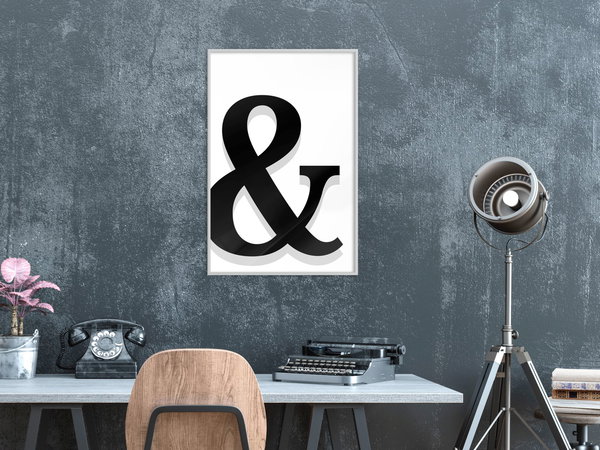 Poster 'Decorative Letter'