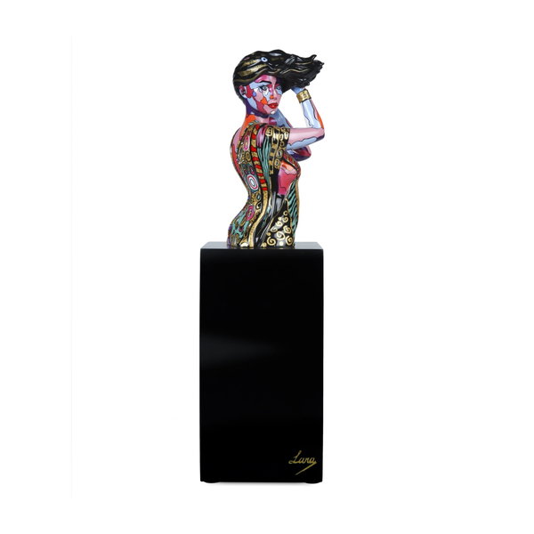 Figura di porcellana 'Aphrodite' di Lana Frey 15,5x51x14,5cm