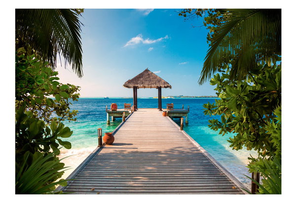 Papel de parede 'Footbridge into the Ocean'