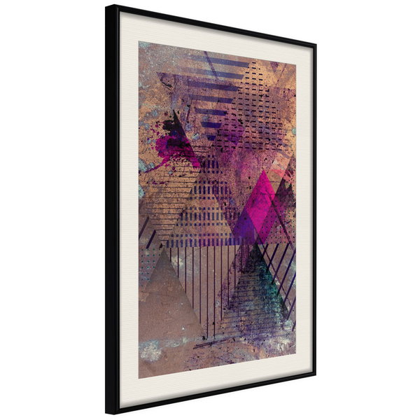 Poster 'Pink Patchwork I'