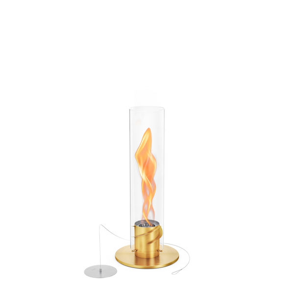 SPIN 900 Tabletop Fireplace gold | Para exteriores e interiores