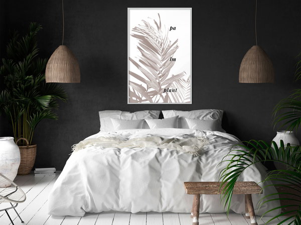 Poster 'Beige Palm'