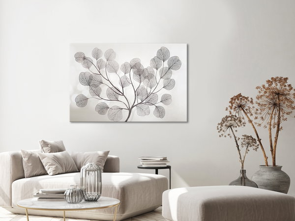 Kunstdruck auf Leinwand 'Leaves in the Wind Wide'