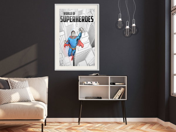 Poster 'World of Superheroes'