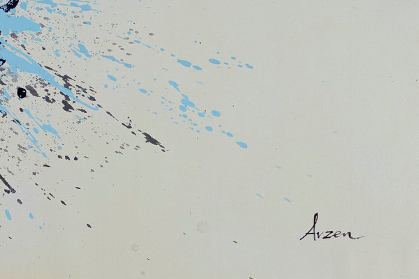 Großzügig aufgetragene Farben