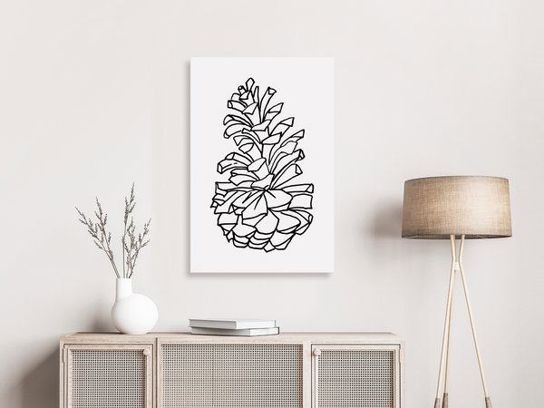Kunstdruck auf Leinwand 'Forest Scent Vertical'