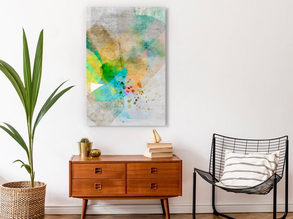 Kunstdruck auf Leinwand 'Butterfly and Dreams Vertical'