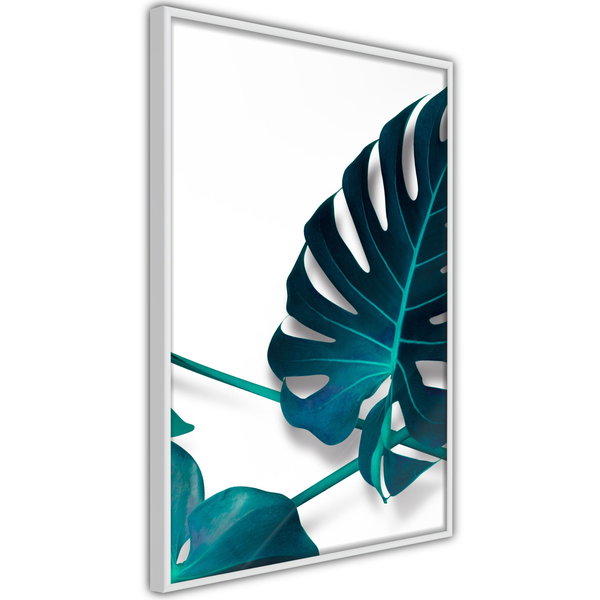 Poster 'Turquoise Monstera I'