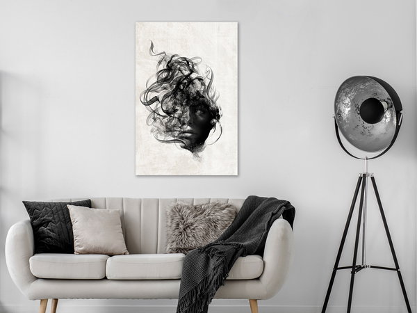 Kunstdruck auf Leinwand 'Scattered Thoughts Vertical'