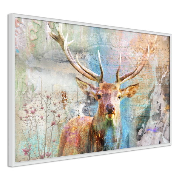 Poster 'Pastel Deer'